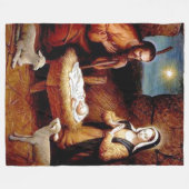 GEBOORTE 4 FLEECE DEKEN (Voorkant (Horizontaal))