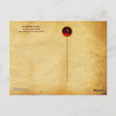 GEBOORTE, AANBIDDING DER WIJZEN door BOSCH Kerstmi Briefkaart (Achterkant)