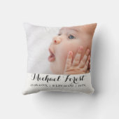 Geboorte aankondiging - De koning van POOP is aang Kussen (Achterkant)