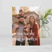 Geboorte aankondiging en vakantie groet Fotokaart (Staand voorkant)