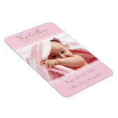 Geboorte aankondiging foto magneten (Rechterzijde)