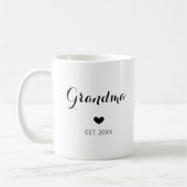 Geboorte Aankondiging Gift Grootouders Love Heart Koffiemok (Links)
