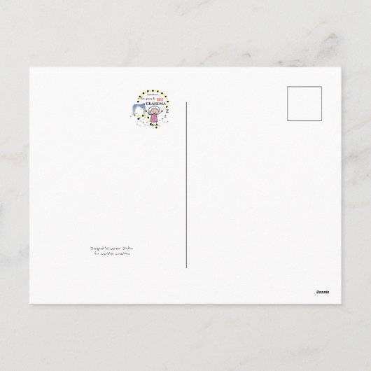 Geboorte Aankondiging Ik word een oma (Achterkant)