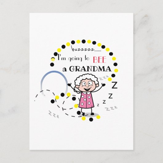 Geboorte Aankondiging Ik word een oma (Voorkant)