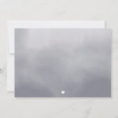 Geboorte aankondiging over de Maan Waterverf Kaart (Achterkant)