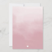 Geboorte Aankondiging Wolken & Sterren Baby Meisje (Achterkant)