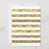 Geboorte Afbeelding Kerst Kaart, JOY Gold Foil Feestdagenkaart (Achterkant)