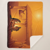 Geboorte Baby Jesus Mary Joseph Christmas Sherpa Deken (Voorkant)