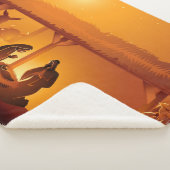 Geboorte Baby Jesus Mary Joseph Christmas Sherpa Deken (3/4)