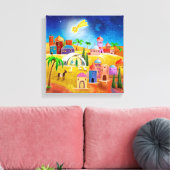 Geboorte Bethlehem poster Canvas Afdruk (Insitu (Woonkamer))