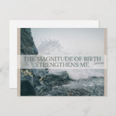 Geboorte Bevestiging Kaart (Voorkant / Achterkant)