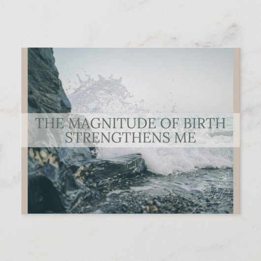 Geboorte Bevestiging Kaart (Voorkant)