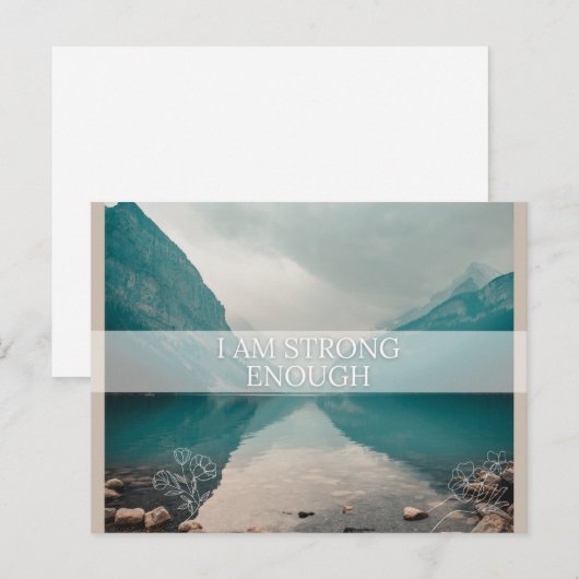 Geboorte Bevestiging Kaart (Voorkant / Achterkant)