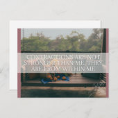 Geboorte Bevestiging Kaart (Voorkant / Achterkant)