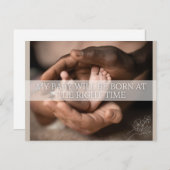 Geboorte Bevestiging Kaart (Voorkant / Achterkant)