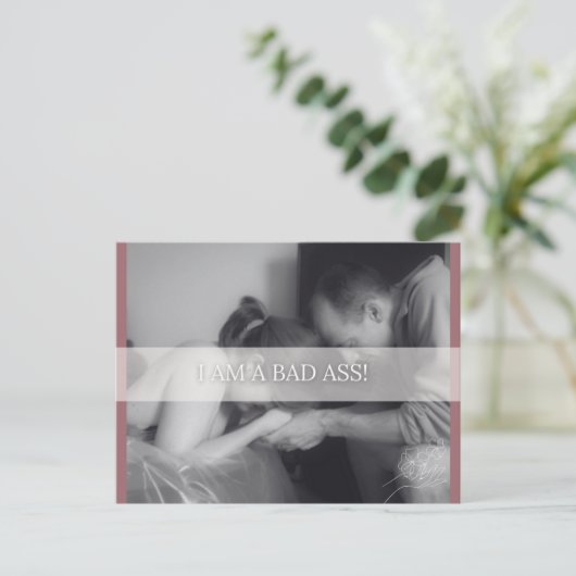 Geboorte Bevestiging Kaart (Staand voorkant)