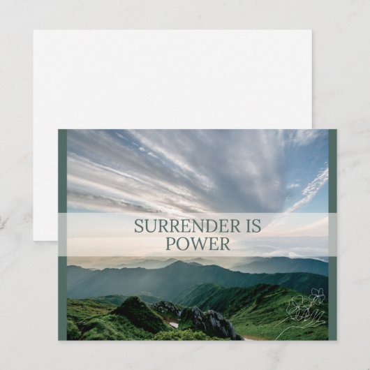 Geboorte Bevestiging Kaart (Voorkant / Achterkant)