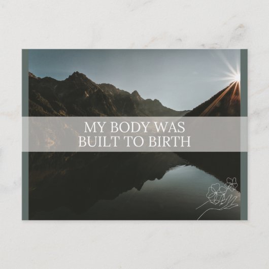 Geboorte Bevestiging Kaart (Voorkant)