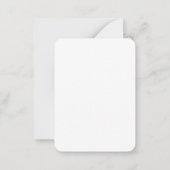 Geboorte Bevestiging Kaart Notitiekaartje (Achterkant)