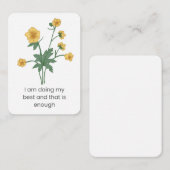 Geboorte Bevestiging Kaart Notitiekaartje (Voorkant / Achterkant)