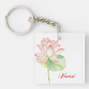 Geboorte Bloem Lotus Vakantie cadeau Sleutelhanger