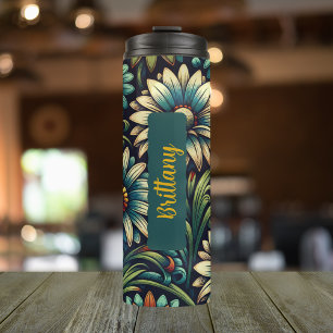 Geboorte Bloem Maand April Gepersonaliseerd Thermosbeker