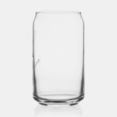 Geboorte Bloem Maand Juli Delphinium Naam Blikvorm Glas (Links)