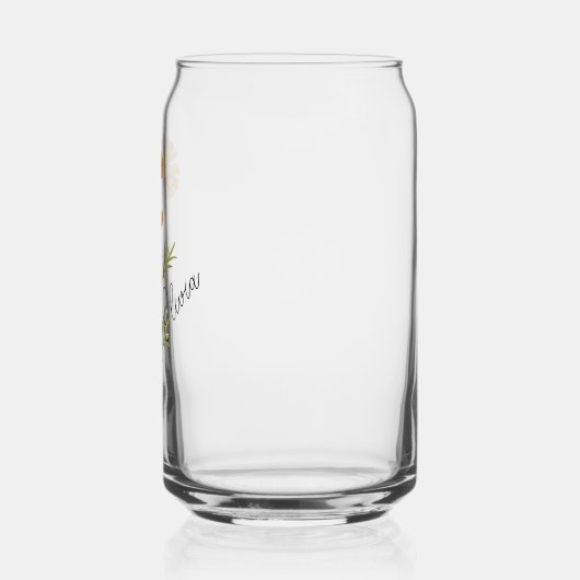 Geboorte Bloem Maand Oktober goudsbloem Naam Blikvorm Glas (Links)