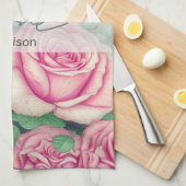 Geboorte Bloem Roos Juni Theedoek (Quarter Fold)