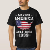 geboorte cadeau naking Amerika geweldig sinds 1 T-shirt (Voorkant)