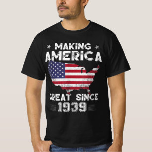  geboorte cadeau naking Amerika geweldig sinds 1 T-shirt