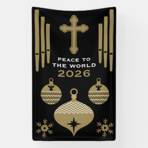 Geboorte Christelijke kerstvakantie decor. Spandoek