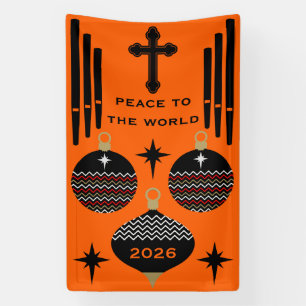 Geboorte Christelijke kerstvakantie decor. Spandoek