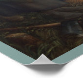 Geboorte De Ster van Bethlehem Baby Jesus & Angel Poster (Hoek)