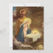 Geboorte, de Uitnodiging van het Kerstmisfeest (Voorkant)