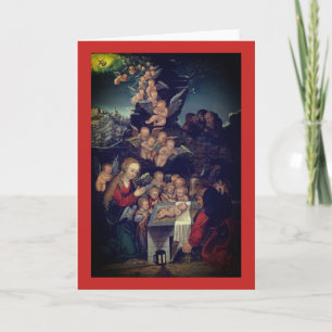 GEBOORTE DOOR CRANACH RENAISSANCE KERST KAART