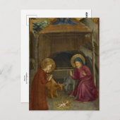 Geboorte door Fra Angelico Briefkaart (Voorkant / Achterkant)