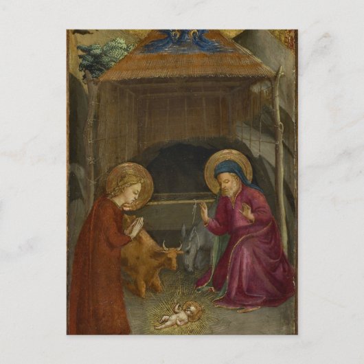Geboorte door Fra Angelico Briefkaart (Voorkant)