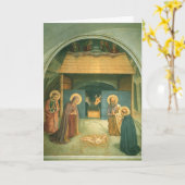 Geboorte door Fra Angelico Kaart (Gele Bloem)