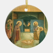 Geboorte door Fra Angelico Keramisch Ornament (Voorkant)