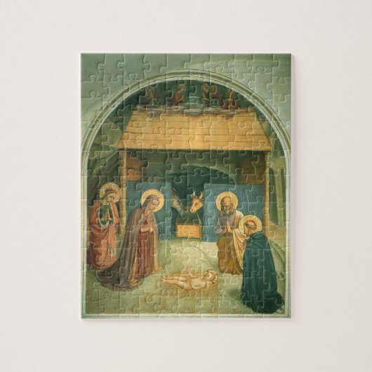 Geboorte door Fra Angelico Legpuzzel (Verticaal)
