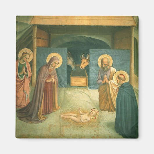Geboorte door Fra Angelico Magneet (Voorkant)
