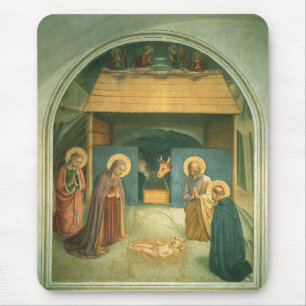 Geboorte door Fra Angelico Muismat