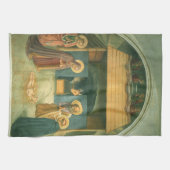 Geboorte door Fra Angelico Theedoek (Horizontaal)