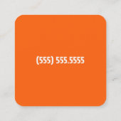 Geboorte Doula Custom QR Vierkante Visitekaartje (Achterkant)