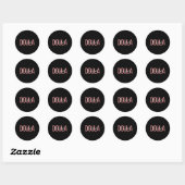 Geboorte Doula Geboorte Werknemer Ronde Sticker (Vel)