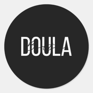 Geboorte Doula Geboorte Werknemer Ronde Sticker
