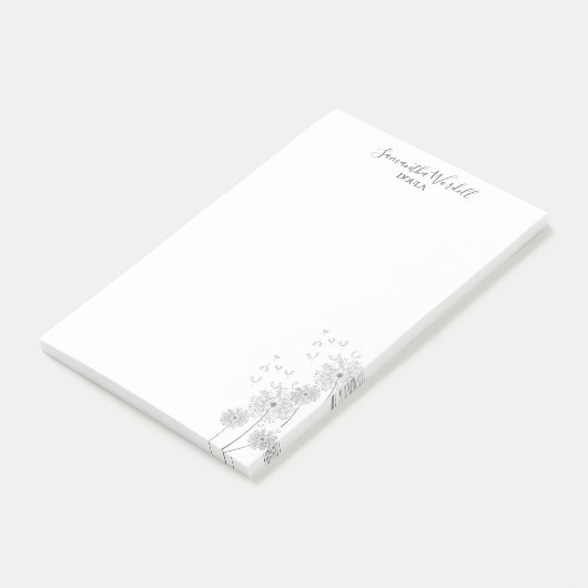 Geboorte doula of vroedvrouw post-it® notes (Schuin)