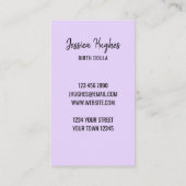 Geboorte Doula Visitekaartje (Achterkant)