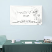 Geboorte Doula vroedvrouw bevalling coach promotie Spandoek (Beurs)